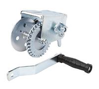 CEMTUKLBP Argano per rimorchio in Metallo da 600 libbre, argano a manovella, argano Manuale per carichi Pesanti per Yacht, Telaio in Ferro zincato con cricchetto Reversibile e Freno a Mano,