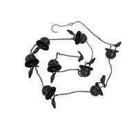 CEMTUKLBP Birds Rain Chain, Iron Downspout Chain for Gutters, Bird Shaped Cup Design with Crisp Sound, Decorative Rain Catcher Chain for Outdoor Patio Villa Garden Drainage