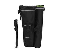 CEMTUKLBP Borsa da vita per esche, borsa multifunzionale per l’attrezzatura da pesca con design ad apertura rapida, schienale imbottito traspirante, cinghie regolabili per gambe e spalla,
