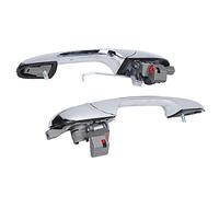 CEMTUKLBP Maniglia per porta esterna da 2 pezzi 735592026, sostituzione anteriore per 500 C Convertible 312 dal 09/2009 in poi, maniglia per porta esterna realizzata in ABS e metallo di