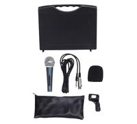 CEMTUKLBP Microfono dinamico cablato, set di microfoni palmari dinamici a bobina mobile cardioide, qualità audio migliorata con registrazione a bassa latenza, microfono professionale per (Blu)