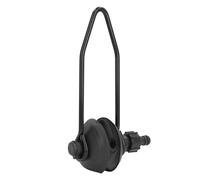 CEMTUKLBP Universal Round Muff Motor Flusher for Outboard Motor, 16mm OD Hose Adapter, Salt Sand Silt Flush Kit with 100mm Rubber Disc And Spring Steel Bracket