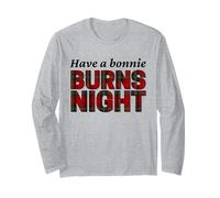 Cena annuale di Robert Burns Have A Bonnie Burns Night Maglia a Manica