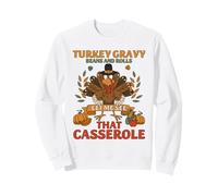 Cena del Ringraziamento della casseruola degli involtini di Salsa di Tacchino Felpa