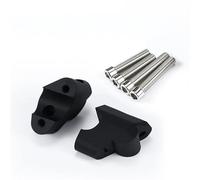 CENAP Riser Manubrio Moto per Ducati per Multistrada V4S V4 S V4 per Pikes per Peak per Rally Manubrio Aumentare Spostare Indietro Adattatore Moto Manubrio Riser Morsetto(Nero)