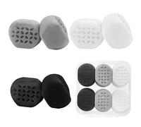 CENCERY Jawline Exerciser per Uomo Donna, 6Pcs Jawline Exerciser Silicone Alimentare Jaw Trainer Mascella Ginnico Masticare 3 Livelli di Resistenza Bocca Ginnico