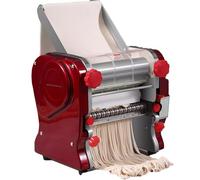 cendbirut Macchina elettrica per la Produzione di Pasta, pressa e impastatrice elettrica per impastatrice, avvolgitrice Automatica per Gnocchi in Acciaio Inossidabile, per ristoranti,Rosso,Middle