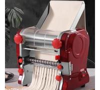 cendbirut Macchina per Pasta elettrica Commerciale, 3 in 1 Pressa per Spaghetti a Rullo per Pasta Taglierina per tagliatelle da 3 mm / 9 mm per Uso Ristorante, Acciaio Inossidabile,Small