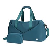 Ceneda Borsone da palestra da 50,8 cm, con tasca bagnata e scomparto per scarpe, portatile, per la notte, weekender, viaggi, yoga, da donna, Foglia di t, 51 cm, Grande borsa sportiva con borsa da
