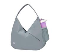 Ceneda Grande borsa da palestra da donna con supporto nascosto per tappetino da yoga e scomparto per scarpe, per allenamento e danza, borsa tote con tasca bagnata per la notte, borsa per il weekend