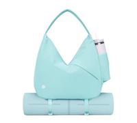 Ceneda Grande borsa da palestra da donna con supporto nascosto per tappetino da yoga e scomparto per scarpe, per allenamento e danza, borsa tote con tasca bagnata, borsa per il weekend, per viaggi