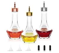 Cenei Bitter Bottle Set di 3 Bottiglie Dasher da 1,7 Oz/50 Ml, Strumento da Bar Professionale per La Creazione di, Bar e Ristoranti