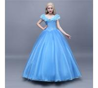 Cenerentola Cenerentola Disney Costume Cosplay Abito da sera blu Costume