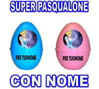 cenerentola SUPER PASQUALONE SORPRESONE UOVO DI PASQUA CONTENITORE principessa
