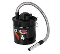 Ribimex PRCEN003 aspiracenere 18 L Nero GARANZIA ITALIA