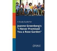 Cengage Learnin A Study Guide for Joanne Greenberg's "I Never Promis (Tascabile)