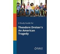 Cengage Learning A Study Guide for Theodore Dreiser's An American Tr (Tascabile)