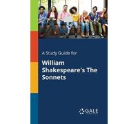 Cengage Learning G A Study Guide for William Shakespeare's The Sonn (Tascabile)