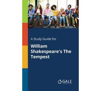 Cengage Learning G A Study Guide for William Shakespeare's The Temp (Tascabile)