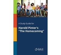 Cengage Learning Ga A Study Guide for Harold Pinter's "The Homecomin (Tascabile)