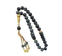 Cenifin Islamico 33 Perline Bracciale Rosario di Vetro Tasbih Per La Preghiera E Mindfulness Negli Uomini E Donne Perline Di Vetro Catena A Mano, Taglia unica, come descritto, come descritto