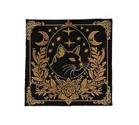Cenifin Motivo floreale stellato astrologia tovaglia tarocchi tovaglia divina tessuto altare divinità gioco da tavolo accessorio altari tarocchi fazzoletto