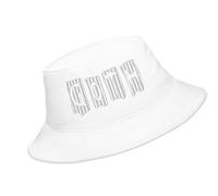 Cenifin Stampa da lettere punk regolabile, cappello da pescatore, cappello floppy, per Halloween, feste, comodo cotone, unisex, per feste di Halloween