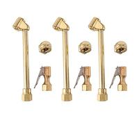 CENMEN 9 Pacchetti Set Mandrino Ad Aria in , Mandrino Ad Aria in da 1/4 Pollice per Accessori Compressore Indicatore Gonfiatore Pneumatico