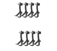 CENMEN Clip per Microfono per Batteria Antiurto 8 Pezzi, Kit Microfono per Batteria Regolabile e Supporto per Microfono per Supporto per Microfono, Morsetto per Microfono Universale