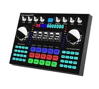 CENMEN K1 Live Sound Card Portatile Bluetooth Sound Card Professione Regolabile Volume Audio per la Registrazione Musicale