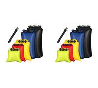 CENMEN Set di 12 sacchetti asciutti impermeabili per passeggiate in kayak, per canoa, , nuoto, escursionismo, casuale, colore casuale