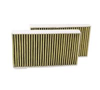 CENMEN Sostituzione del Filtro Aria Condizionata Modello 3 2 Pcs per Modello 3 e con Filtro Aria per Auto Carbonio Attivato