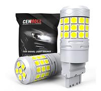 Cenmoll 3156 T25 p27W Lampadina a Led Bianca, Super Bright 40W 2000LM Canbus Senza Errori 3156 T25 p27W Lampadina a Led per Backup Retromarcia Luce di Posizione Freno Luci Posteriori, 2PCS
