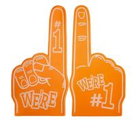 CENMOO Cheer Finger Hand We're Number 1 Foam Hand Comode Cheering Foam Hands with Pollice, Eva Foams Fingers, Cheerleading Foam Hand Pompon per eventi sportivi, giochi, scuola