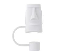 CENMOO Contenitore Di Paglia, Accessori Di Paglia Antiscivolo, Coperchio Di Paglia Riutilizzabile con Spazzola Di Pulizia, Tappi Di Paglia, Decorazione Della Paglia Da Bere per Festa E Viaggi