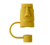 CENMOO Contenitore Di Paglia, Accessori Di Paglia Antiscivolo, Coperchio Di Paglia Riutilizzabile con Spazzola Di Pulizia, Tappi Di Paglia, Decorazione Della Paglia Da Bere per Festa E Viaggi