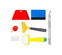 CENMOO Kit di strumenti per carta da parati, con spatola in feltro, set di strumenti per artigianato, coltello da trinciare, autovinile, tintura di finestre, artigianato, pannelli a soffitto