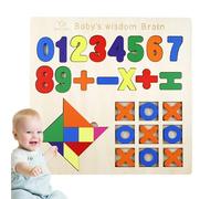 CENMOO Puzzle di Numeri e Lettere - Puzzle di Numeri per - Puzzle di Lettere minuscole, Pittura a base d'acqua, Tabella di Corrispondenza Numeri per Tutti i Piccoli