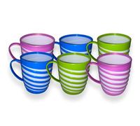 Cennet Tazza in plastica riutilizzabile, infrangibile, leggera per tè, latte, acqua, succhi di frutta ufficio, campeggio, viaggi, feste