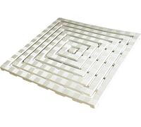 CENNI Pedana Doccia per Esterno in Plastica Antiscivolo 60x60 cm PE60