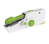 Cenocco Macchina da Cucire - Mini Macchina da Cucire Portatile - per Principianti - Macchina da Cucire Manuale - Mini Macchina da Cucire Portatile Verde - Alimentata a Batteria: 4 AA CC9073-GRN