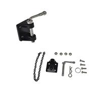 CENPEK 1/10 Gancio di Traino Gancio per rimorchio Set di Ganci in Metallo Corda per Arrampicata Catena Pezzi di Ricambio RC Crawler Modello Accessori Simulazione di Salvataggio
