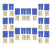 CENPEK 10 paia EC5 Bullet Banana Plug Connettore Femmina Maschio 5mm Pallottola Oro Connettore per RC ESC LIPO Batteria