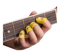 CENPEK 10 Pezzi Proteggi Dita per Chitarra in Silicone, Protezioni per Dita Colorate, Protezioni per Punta delle Dita per Chitarra, per Suonare Chitarra e Ukulele