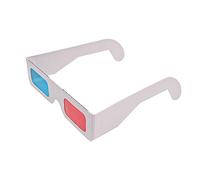 CENPEK 10Pcs Occhiali di Carta 3D per Film Carta Anaglifica Occhiali 3D Visualizzazione Video Virtuale 3D Vetro Video 3D per Film TV Home Theater ECC.