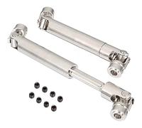 CENPEK 2 pezzi albero di trasmissione centrale universale in acciaio inox 110 mm-155 mm aggiornamento adatto per Tamiay RC4WD D90 SCX10 SCX0016 fuoristrada RC cingolati auto
