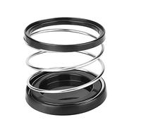 CENPEK 2 pezzi multifunzionale portabicchieri per auto, universale, per portabicchieri, portabicchieri, portabottiglie e lattine (argento)