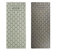 CENPEK 2 pietre diamantate per affilare i bordi smussati o stanchi, 15 x 6 cm