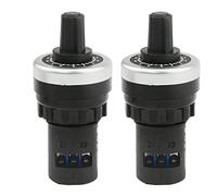 CENPEK 2 potenziometri LA42DWQ-22 22 mm 10 K Ohm a velocità variabile potenziometro rotativo inverter convertitore (10 K)