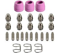 CENPEK 26 Pz Saldatura SG55 AG60 WSD60 Plasma Cutter Torcia Consumabili Kit Suggerimenti 40/50/60 Amp